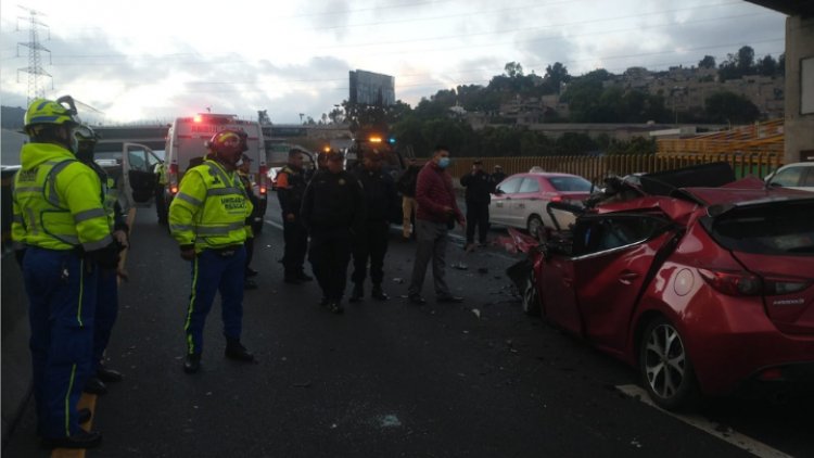 Fallece joven al impactar su auto en la México-Puebla