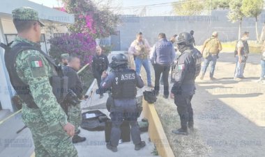 SSEM apoyo en traslado de explosivo en Hidalgo
