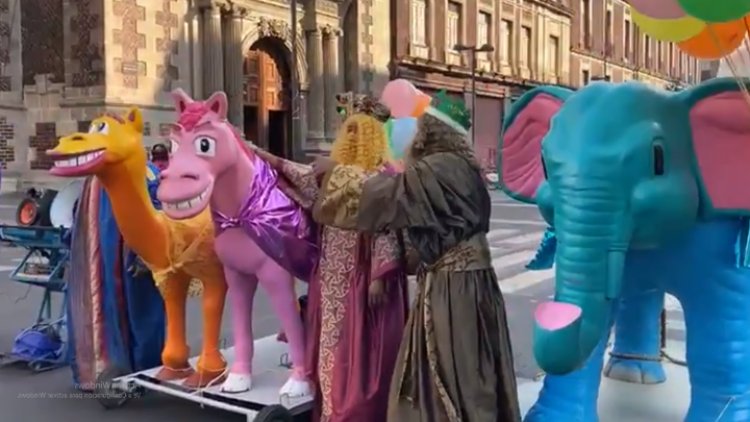 Los Reyes Magos protestan en CDMX