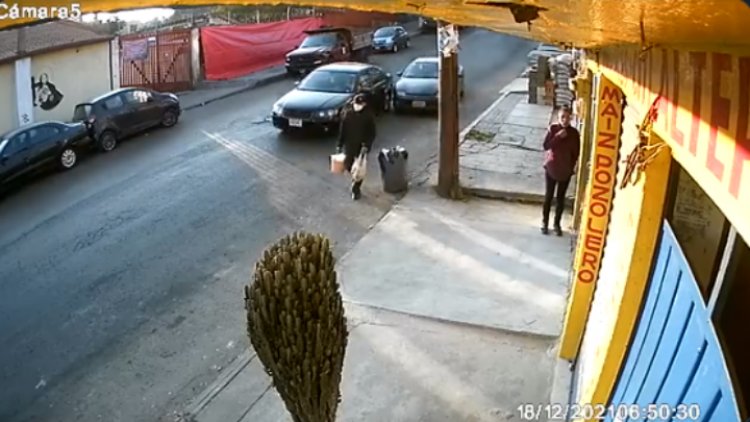 Video: Captan atropellamiento de hombre en Tlalpan