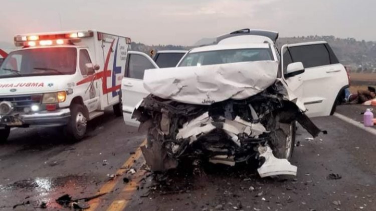 Tres muertos por aparatoso choque en Acambay