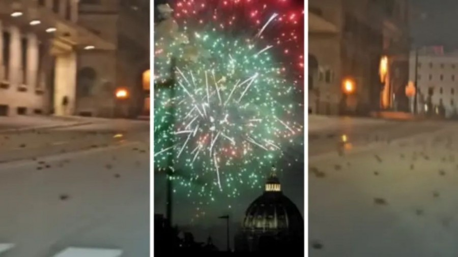 Fuegos artificiales asesinan a decenas de pájaros en Roma
