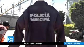Edil de Valle de Chalco hace entrega de equipo a policía municipal