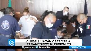 Chimalhuacán capacita a paramédicos municipales