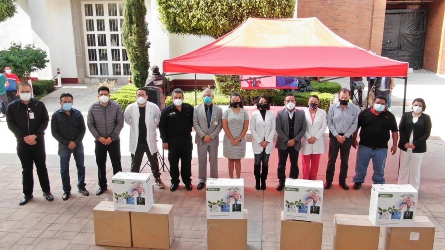 Valle de Chalco entrega oxígeno a clínicas de la zona