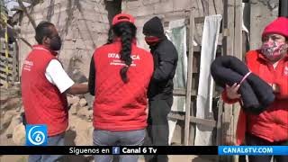 DIF Ixtapaluca entrega cobijas a personas vulnerables en zonas altas del municipio