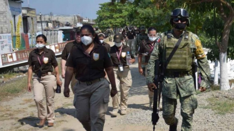 Refuerzan las medidas de seguridad ante la llegada de una caravana migrante