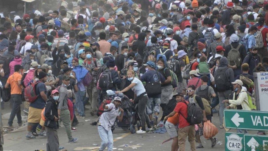Registran 21 casos de coronavirus en caravana migrante