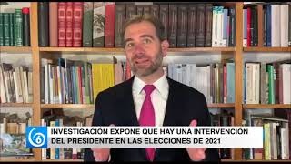 Investigación expone que hay una intervención del presidente en la elecciones 2021
