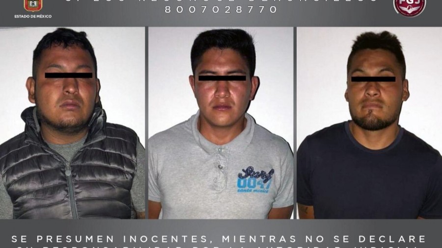 FGJEM detiene a tres ladrones en Ixtapaluca
