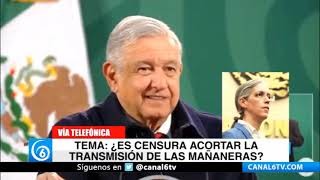 #EnEntrevista | ¿Es censura acortar la transmisión de las mañaneras?