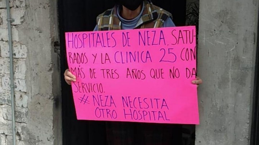 Piden a Del Mazo no desmantelar hospital provisional en Nezahualcóyotl