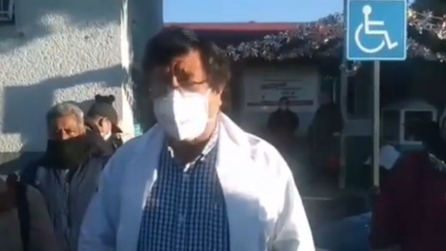 Protesta personal médico del ISSSTE de Chalco ante falta de insumos