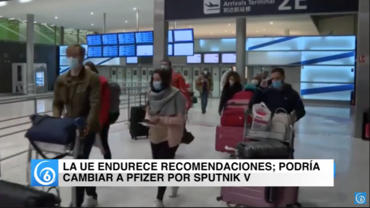 La UE endurece recomendaciones; podría cambiar a Pfizer por Sputnik V