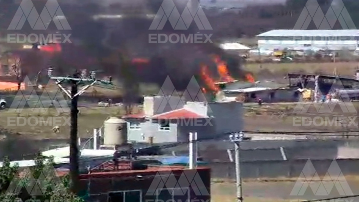 Nuevamente explota una pipa de gas en Chalco