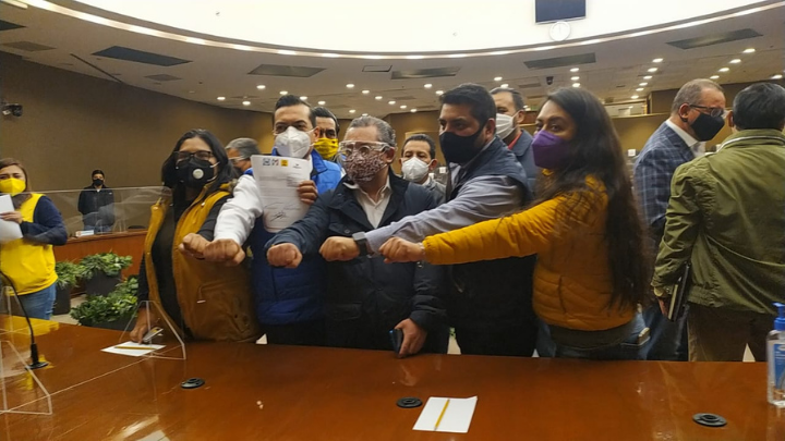 PAN, PRI y PRD buscan enfrentar a Morena con coalición en Edomex