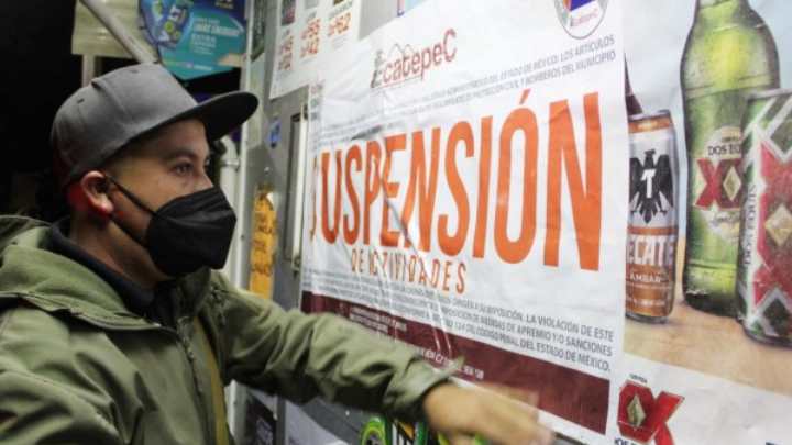 Ecatepec cancela fiestas con más de 300 asistentes