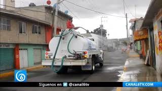 Antorcha realiza en Chicoloapan jornadas de sanitización en calles y avenidas