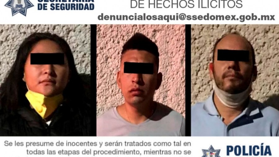 Caen presuntos secuestradores en Texcoco