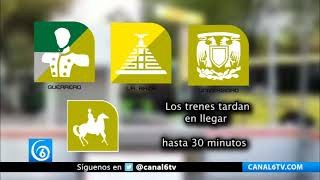 Pese a reclamos de usuarios por retrasos en el Metro, éste no reporta anomalías