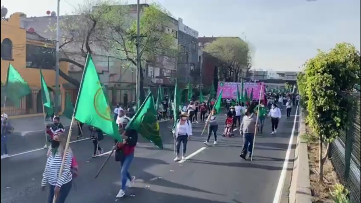 Así van las primeras manifestaciones feministas en la CDMX