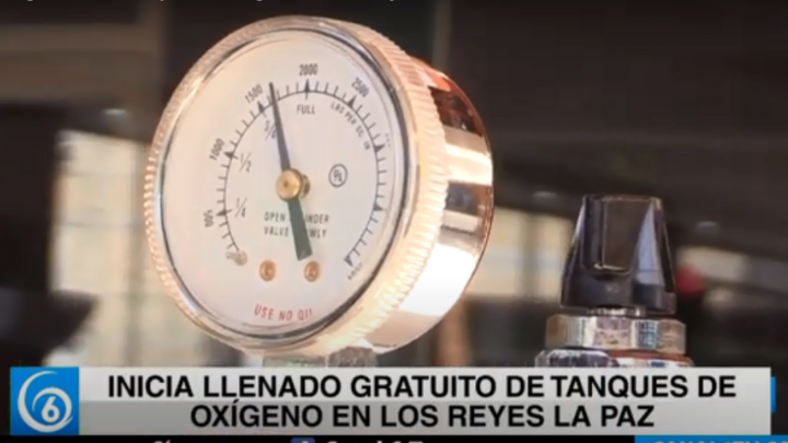Inicia llenado gratuito de tanques de oxígeno en Los Reyes La Paz