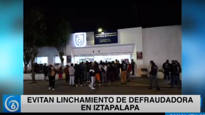 #DenunciaCiudadana| Evitan linchamiento de defraudadora en Iztapalapa