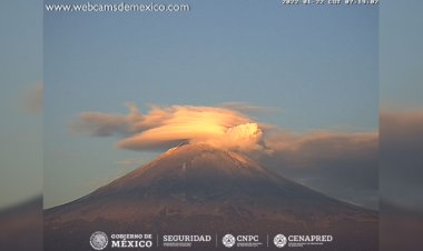 Popocatépetl registra 29 exhalaciones