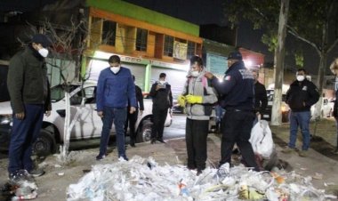 Suman 30 detenidos por tirar basura en Ecatepec