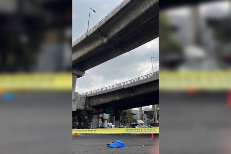 Hombre se avienta de puente elevado en Viaducto