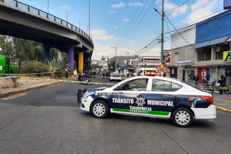 Fallece motociclista en Tlalnepantla