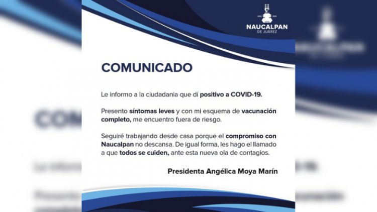 Covid-19 vuelve a atacar a alcaldesa de Naucalpan