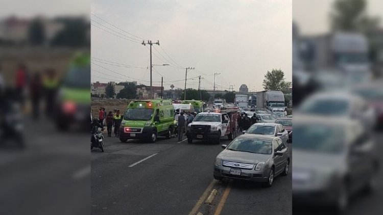 Colapsa trabe en la México-Pachuca