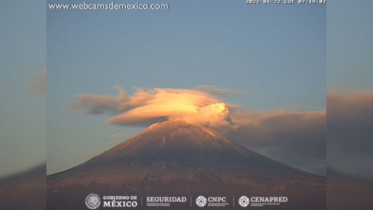 Popocatépetl registra 29 exhalaciones