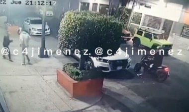 ¡Increíble! Asaltan a mujer afuera de su propia casa