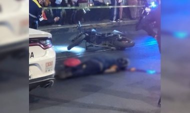 Motociclista muere sobre avenida Tláhuac