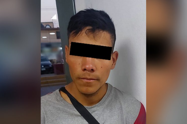 Cae asaltante de tienda departamental