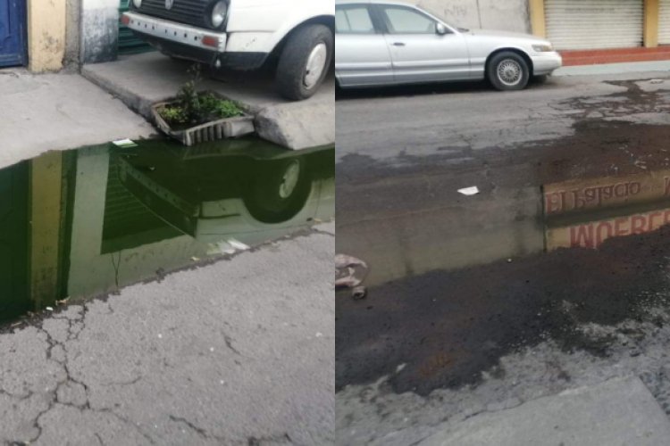 Drenaje causa problemas a los vecinos de Ecatepec