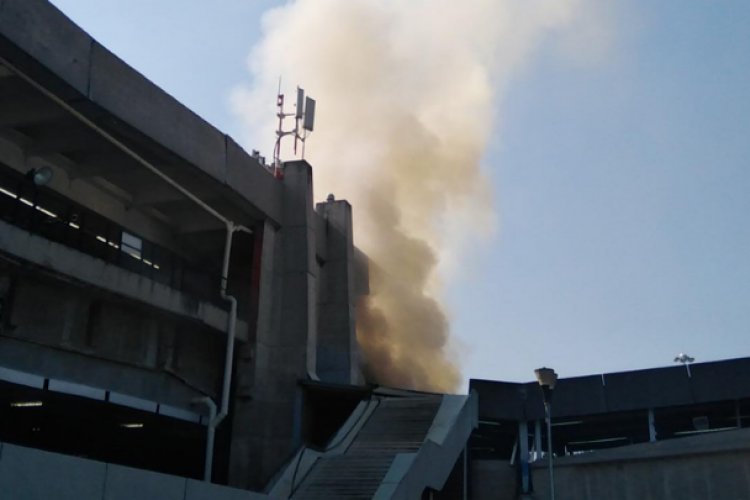 Conato de incendio en estación del Metro Pantitlán