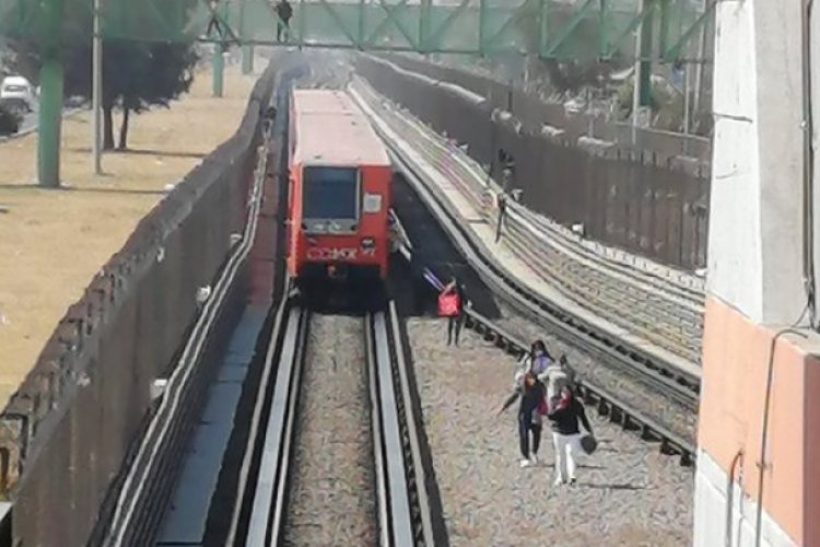 Suspenden servicio del Metro en Línea B