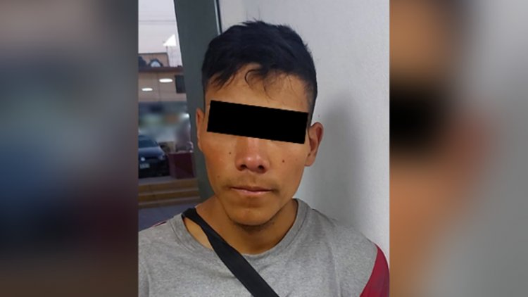 Cae asaltante de tienda departamental