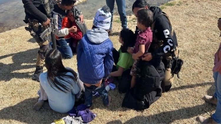 Salvan a niños hondureños de cruzar el Río Bravo