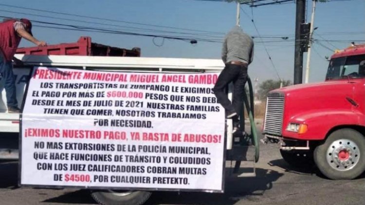 Protesta en Zumpango deja un herido