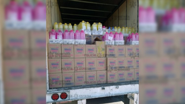 Hallan camión con mercancía valuada en 200 mil pesos