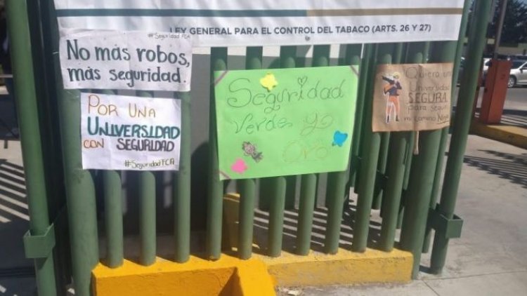 Estudiantes de la UAEMEX exigen seguridad