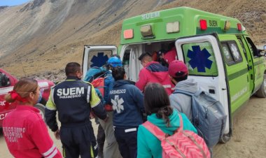 Derrumbe en el Xinantécatl deja una lesionada