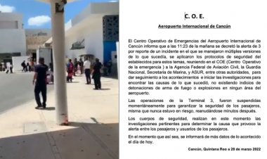 Este es el motivo del caos en Aeropuerto de Cancún