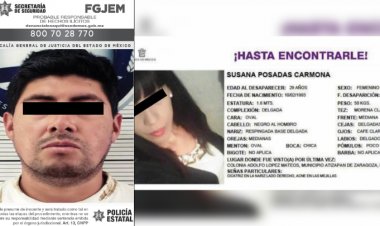 Cae probable feminicida de Susana, asesinada en Atizapán