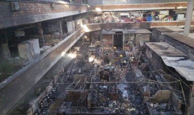 Se incendia mercado San Juan en Guadalajara