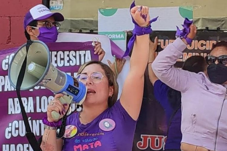 Protestan contra violencia de género en Ixtapaluca